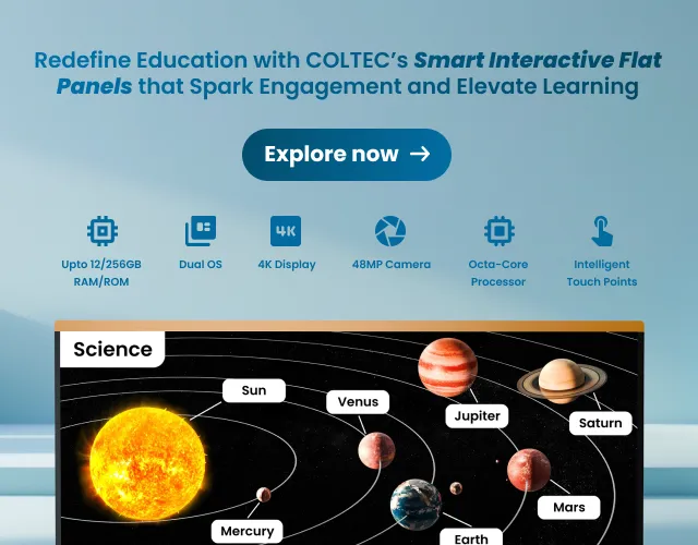 Redefine Education with COLTEC’s Smart Interactive Flat Panels that Spark Engagement and Elevate Learning