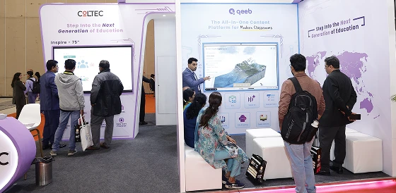 COLTEC Interactive Flat Panel booth at DIDAC 2025 expo