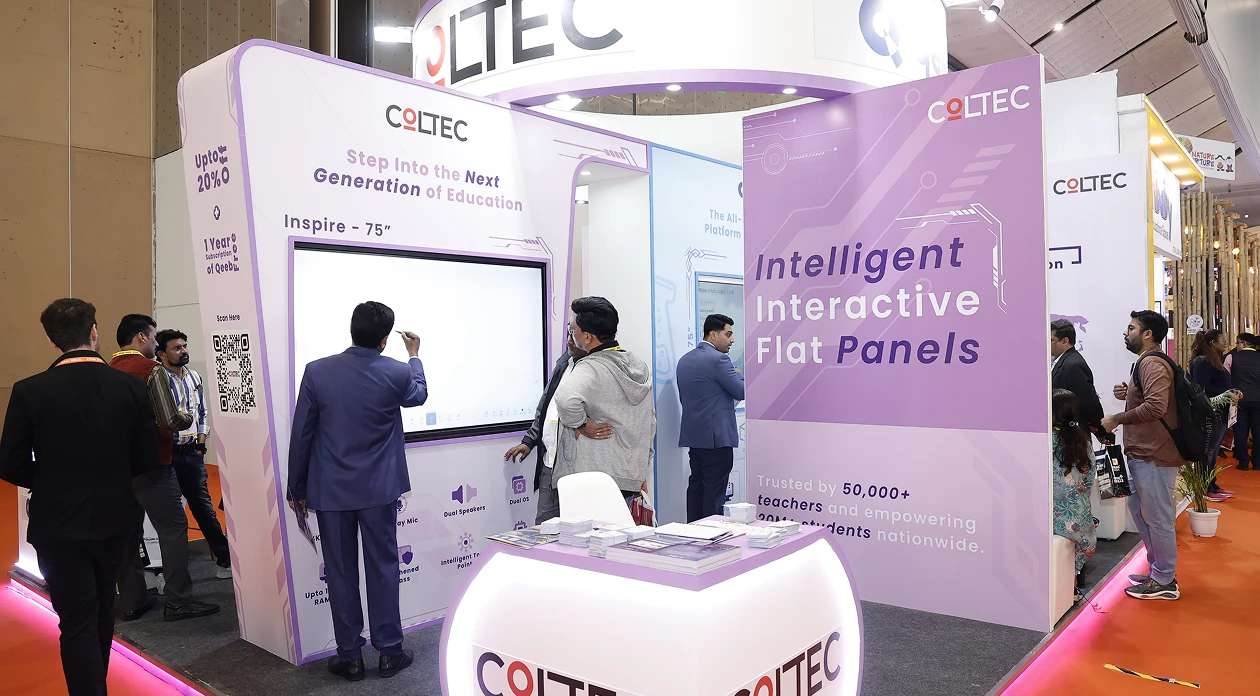 COLTEC Interactive Flat Panel booth at DIDAC 2025 expo