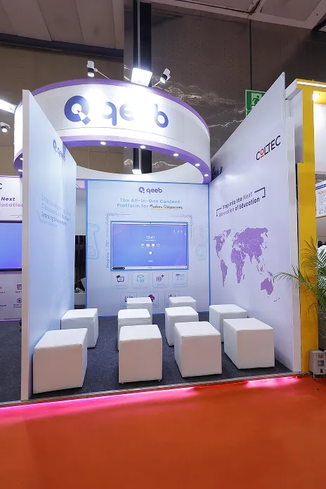 COLTEC Interactive Flat Panels arranged for demonstration at DIDAC 