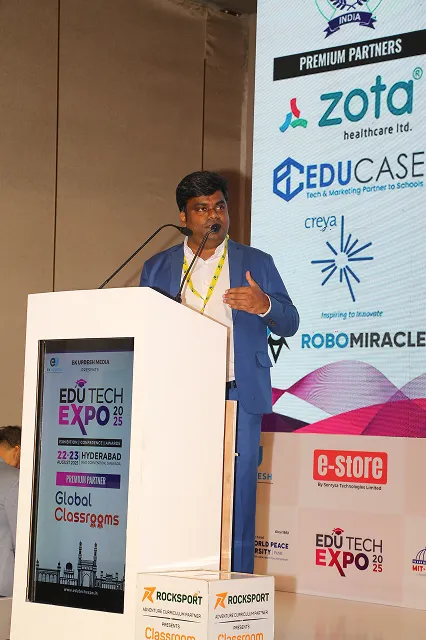 Coltec booth showcasing Rise and Inertia Series Intelligent Interactive Flat Panels for education and corporate solutions.