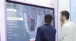 3D STEM content displayed on COLTEC screen during demo session