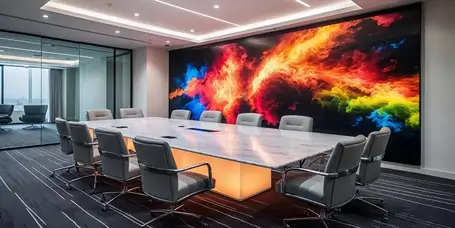 COLTEC Inertia LED Video Wall in Boardrooms – Enhancing corporate presentations & meetings.