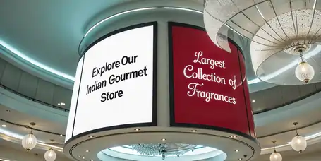 COLTEC Inertia LED Video Wall for Shopping Malls – Advanced advertising and promotional displays.