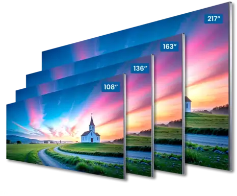 LED Video Wall Customizable in Multiple Sizes – Tailored solutions for different spaces.