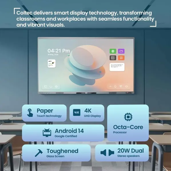 COLTEC Evoke | 75 Inch Smart Interactive Flat Panel