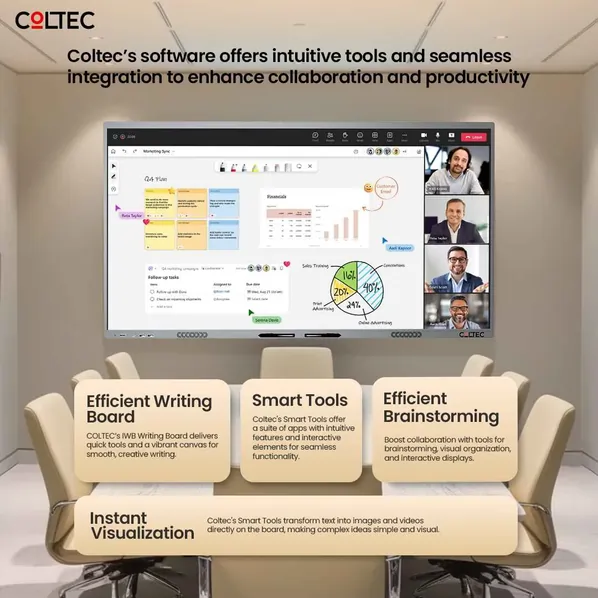 COLTEC Evoke | 75 Inch Smart Interactive Flat Panel