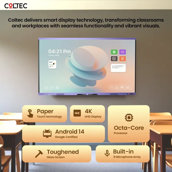 COLTEC Rise | 98 Inch Smart Interactive Flat Panel