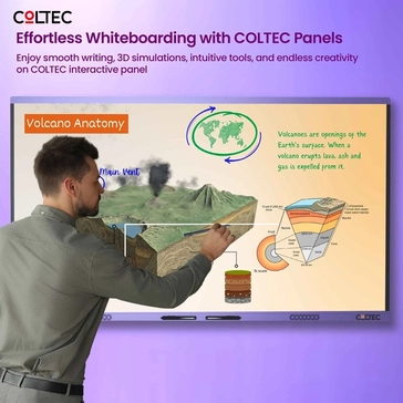 COLTEC Rise | 98 Inch Smart Interactive Flat Panel