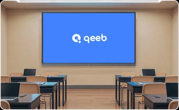 QEEB running on Android and Windows smart boards—works with existing panels