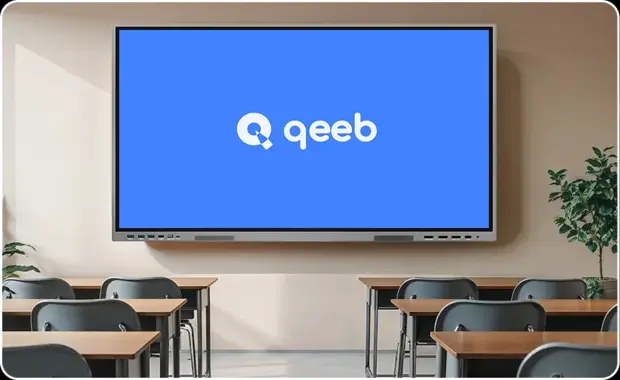 Live teaching and collaboration using QEEB on an existing interactive flat panel (IFPD)