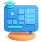Learning Management System (LMS) icon
